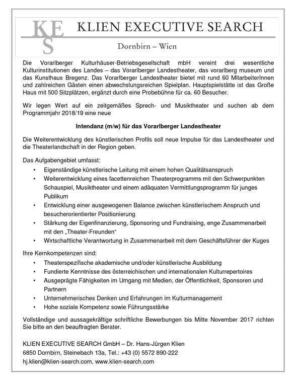 Intendanz Vorarlberger