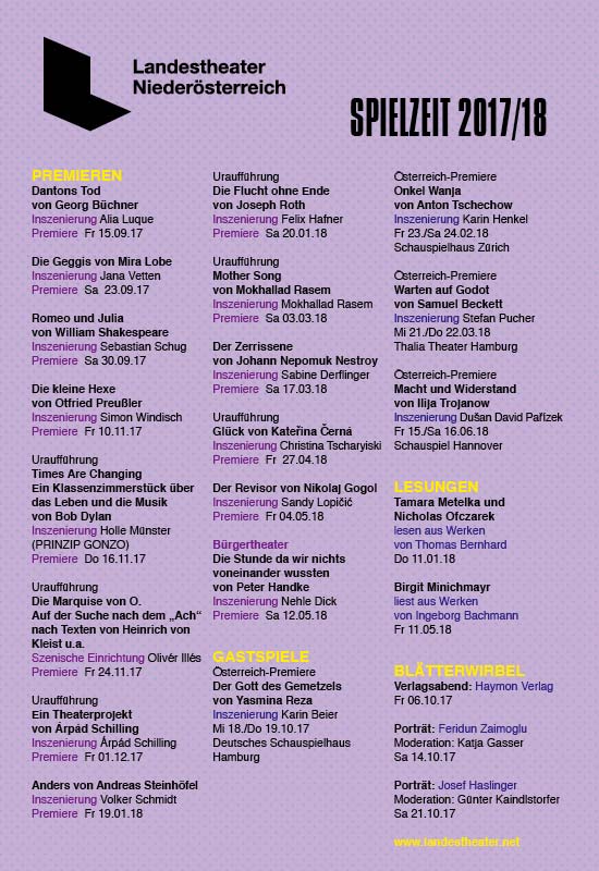 spielplan niederoesterreich 2017