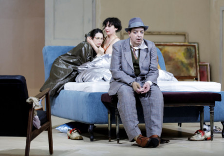 Herzliches Beileid – Staatstheater Nürnberg – Dieter Dorn kredenzt Feydeaus Bürgerfarce mit einem Schuss Beckett