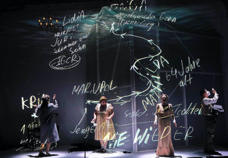 Sie kam aus Mariupol – Münchner Kammerspiele – Stas Zhyrkov führt mit Natascha Wodins Roman über ihre Mutter tief in die verwickelte Geschichte Osteuropas