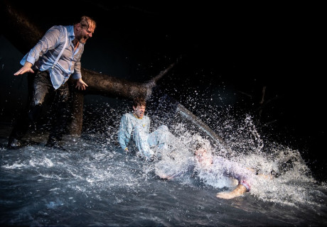 Trauer ist das Ding mit Federn | Die Wand – Schauspielhaus Düsseldorf – Laura Linnenbaum führt die Verlust- und Überlebens-Stoffe von Max Porter und Marlen Haushofer zusammen