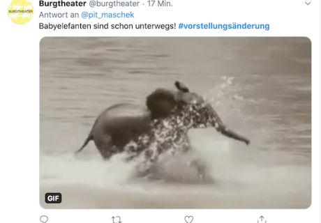 Vorstellungsänderung: Der unheimliche Eindringling – Burgtheater Wien – Ein Twittertheaterabend in Zeiten der Seuche 