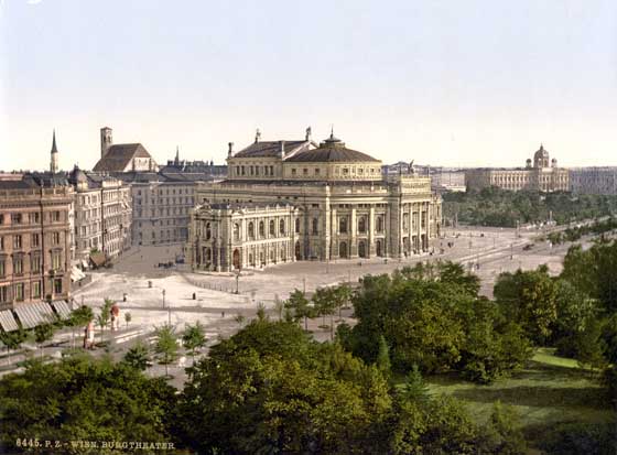 burgtheater 125 wien burgtheater um 1900