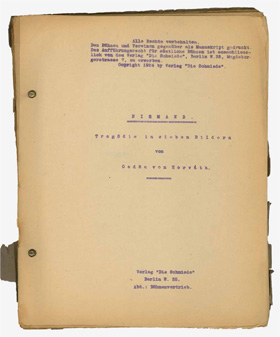 Horvath Niemand 280 Stagardt u