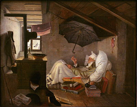 carl spitzweg - der arme poet 280 neue pinakothek m