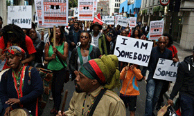 exhibit-b-protesters 280 thabo-jaiyesimi demotix corbis