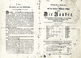 Urauffuehrung Die Raeuber 1782 280