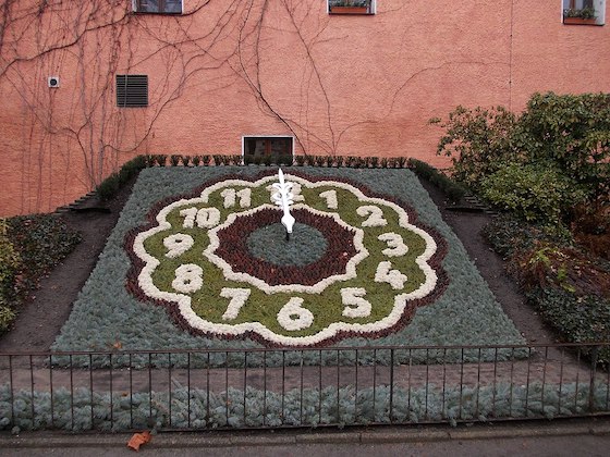 ZittauBlumenuhrWinter Jwaller viaWikimediaCommons